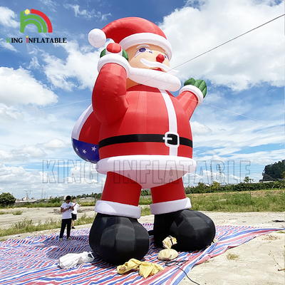 20ft 26ft 33ft reclame opblaasbare kerstman voor kerstfeest decoratie