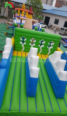 Commerciële opblaasbare obstakelbanen buiten Uitdagingen opblaasbare obstakelbanen voor volwassenen Bounce House Party Games
