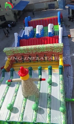 Commercieel Bounce House Volwassenen spel Obstakelbaan Kinderen Sport Activiteiten Opblaasbare Obstakelbaan Opblaasbare Voor Volwassenen