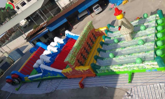 Commercieel Bounce House Volwassenen spel Obstakelbaan Kinderen Sport Activiteiten Opblaasbare Obstakelbaan Opblaasbare Voor Volwassenen