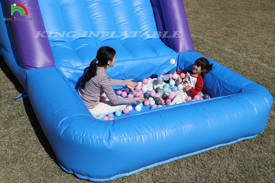 Commerciële opblaasbare uitsmijter Combo Bounce House Kids Party Bouncy Castle met glijbal Pit Klimmen Hindernis Blower