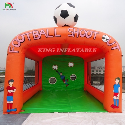 Carnaval opblaasbare voetbal gooien spel, opblaasbare voetbal schieten
