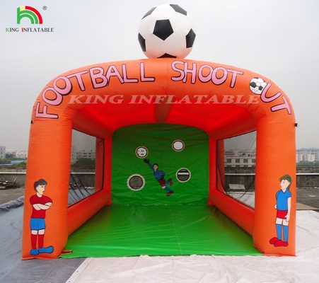 Carnaval opblaasbare voetbal gooien spel, opblaasbare voetbal schieten
