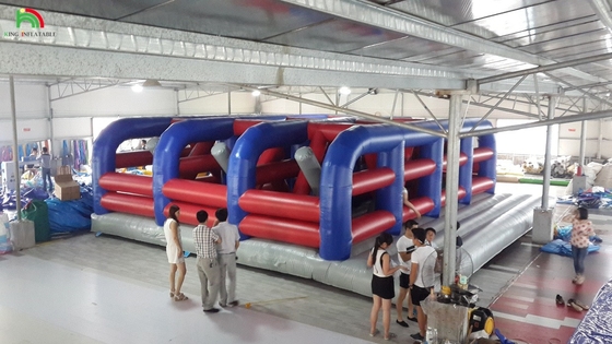 Commerciële opblaasbare hindernisbaan Combo Bouncer Jumping Castle Bounce House