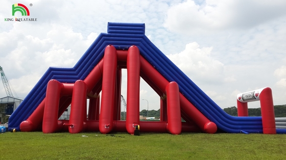 5 km grote opblaasbare obstakelbaan voor kinderen en volwassenen