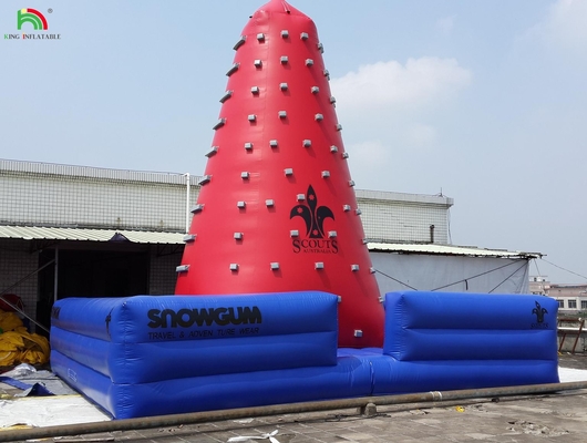 Populair Outdoor Mobile Amusement Air Challenging Games Opblaasbare Klimtoren Rotsklimmuur voor kinderen Binnen