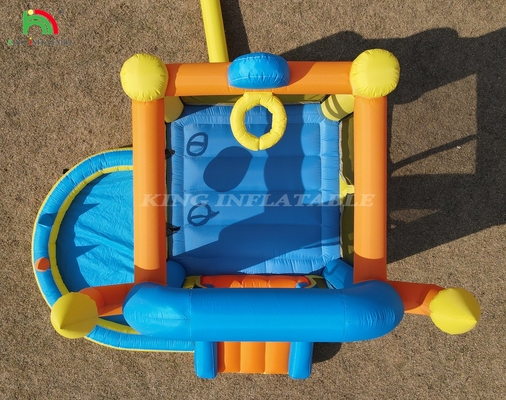 Kinderen opblaasbaar Bounce House Combo Party Kleuter opblaasbaar Springende Bouncy Castle Met Slide Pool Basket Dartboard Trampoline