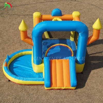 Kinderen opblaasbaar Bounce House Combo Party Kleuter opblaasbaar Springende Bouncy Castle Met Slide Pool Basket Dartboard Trampoline