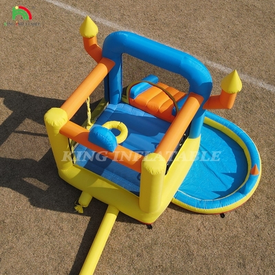 Kinderen opblaasbaar Bounce House Combo Party Kleuter opblaasbaar Springende Bouncy Castle Met Slide Pool Basket Dartboard Trampoline