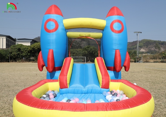 Indoor Outdoor Party Opblaasbaar Bounce House Kleuter Bounce House Combo Met Ball Pit Slide Basket Trampoline