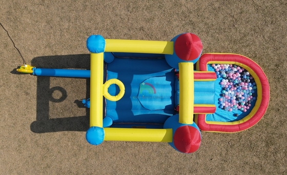 Indoor Outdoor Party Opblaasbaar Bounce House Kleuter Bounce House Combo Met Ball Pit Slide Basket Trampoline