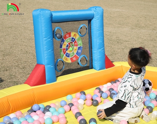 Opblaasbare uitschuiver Combo Bounce House Dubbelbaan Opblaasbare waterslide met waterbad Trampoline Schieten Net Basket Klimmen