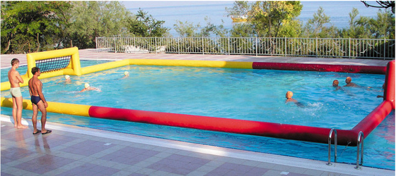 Opblaasbaar watersportspel Opblaasbaar waterpolo Voetbalveld Arena Court Aqua Opblaasbaar voetbalveld