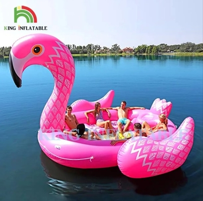 6 personen opblaasbaar pauw water berg zee meer zwembad drijvend water speelgoed reusachtige eenhoorn flamingo opblaasbaar drijvend bed voor water feest