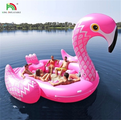 6 personen opblaasbaar pauw water berg zee meer zwembad drijvend water speelgoed reusachtige eenhoorn flamingo opblaasbaar drijvend bed voor water feest