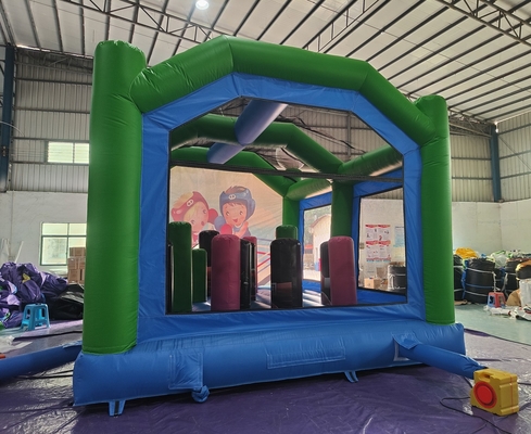 Opblaasbare vechtarena Volwassenen Kinderen Trampoline Park Opblaasbare Gladiator Joust Battle Game Bounce Castle