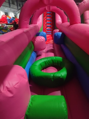Commerciële kwaliteit PVC Spider-Man waterslide opblaasbare bounce house combo obstakelbaan glij glij opblaasbare water glij
