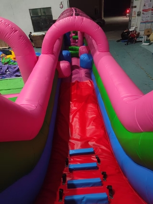 Commerciële kwaliteit PVC Spider-Man waterslide opblaasbare bounce house combo obstakelbaan glij glij opblaasbare water glij