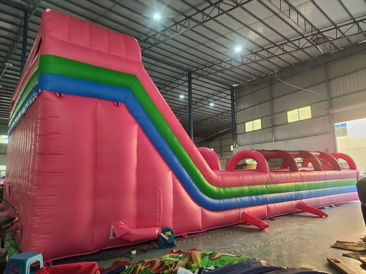 Commerciële kwaliteit PVC Spider-Man waterslide opblaasbare bounce house combo obstakelbaan glij glij opblaasbare water glij