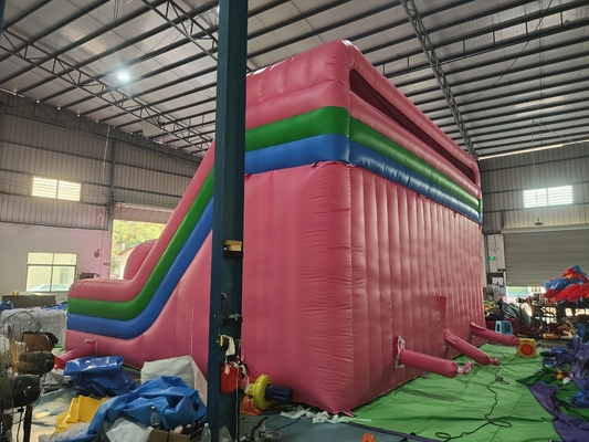 Commerciële kwaliteit PVC Spider-Man waterslide opblaasbare bounce house combo obstakelbaan glij glij opblaasbare water glij
