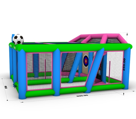 Opblaasbaar sportspel Goal werpen Dartboard Doelspel Opblaasbare Bubble Voetbal Evenementen Doelbaan