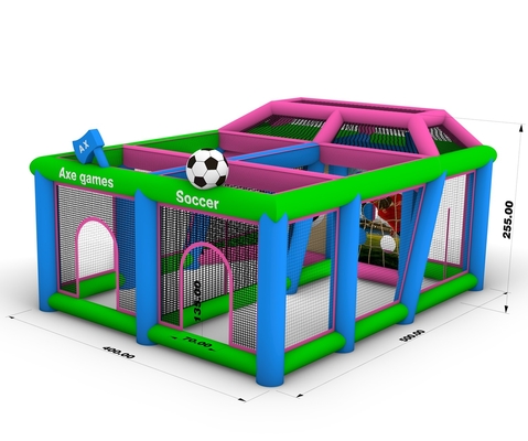 Opblaasbaar sportspel Goal werpen Dartboard Doelspel Opblaasbare Bubble Voetbal Evenementen Doelbaan