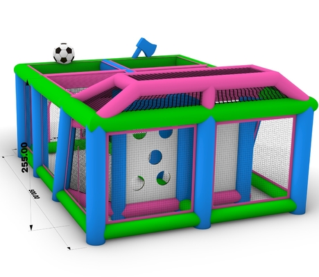 Opblaasbaar sportspel Goal werpen Dartboard Doelspel Opblaasbare Bubble Voetbal Evenementen Doelbaan