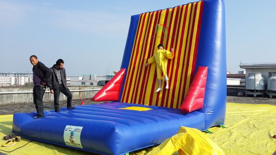 Fabrieksmatige groothandel commerciële buitensportspel volwassenen opblaasbaar plakmuurspel opblaasbaar springkasteel