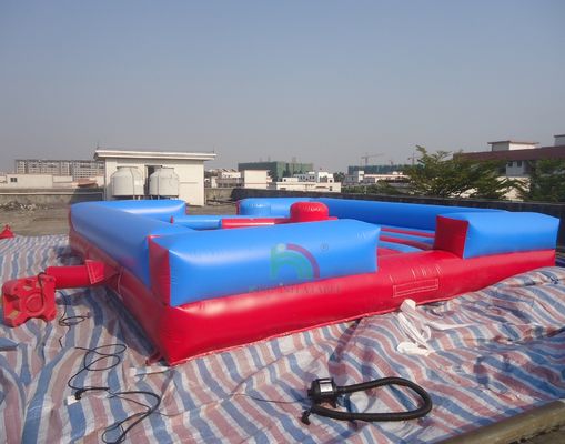 Hoogwaardige PVC Opblaasbare Jousting Arena Kinderen Gladiator Gevechtsveld met Stokken Inclusief Blower - voor Trampolineparken