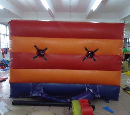 Opblaasbare Bungeerun Spel voor Buiten voor Twee Personen Uitdagingsrace Dubbele Banen Interactieve Opblaasbare Spellen