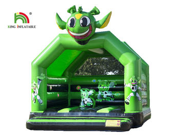 Het Kasteel van Bouncy van groene Commerciële 2,1 Voet-Astronautenkinderen/Opblaasbare Jonge geitjes die Kasteel springen