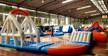 Waterdicht Opblaasbaar Waterpark/Aquatische Parkspeelplaats met Trampoline voor Huur
