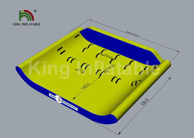 Van de het UFO Opblaasbaar Vlieg van pvc Materieel Gek Towable de Vissersbotenbrandkast en Milieu
