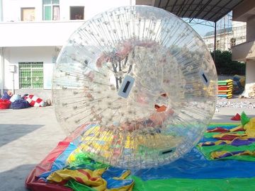 1.0mm Transparante Briljante opblaasbare de hellingen zorb ballen van pvc voor Openluchtwaterpret