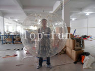Van het het Geteerde zeildoek Opblaasbare Lichaam van pvc/TPU-de Bellenbal van Zorbing, menselijke rollende bal voor Speelplaats
