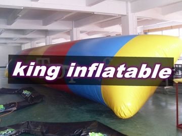Rode/Gele/Blauwe 0.9mm Opblaasbare het Waterspeelgoed van pvc/Saturn-Dia met Vlekbal