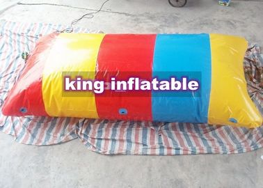 Rode/Gele/Blauwe 0.9mm Opblaasbare het Waterspeelgoed van pvc/Saturn-Dia met Vlekbal