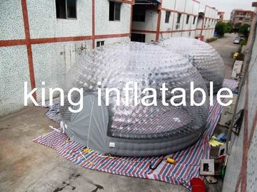 1.0 Mm-Transparante Opblaasbare de Luchttent 5m van pvc de Goedkeuring van Diameterce