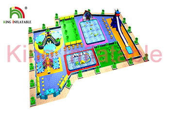 Digitale Drukslag - omhoog het Geteerde zeildoek van pvc van Plato van het Waterpark met 0.65mm - 0.9mm UV Bestand