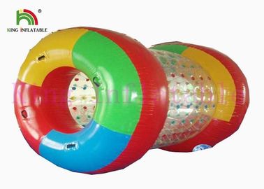 De rode Duidelijke Volwassenen van pvc/TPU-blazen - omhoog Watergang op Stuk speelgoed met Duurzame pvc-Geteerd zeildoekeinden
