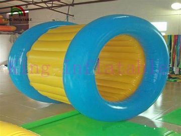 Blauw/Geel Opblaasbaar Water het Lopen het Water Rolling Stuk speelgoed van Balpvc voor Waterpark