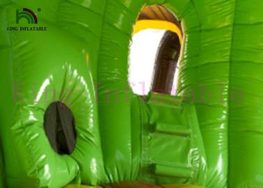 Groene het Themaslag van de Wildernisdisco - omhoog Bouncy-Kasteel met Dia Verbazende Druk voor Jonge geitjes