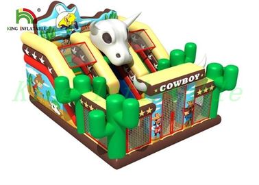 Cowboyslag - glijd met Springende Cursus 0.55mm pvc-omhoog Geteerd zeildoekspeelplaats