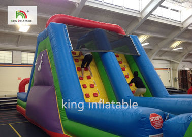 De aangepaste Kleine Spelen van de de Hindernissport van pvc Inflatabel met Dia voor Alle Leeftijden