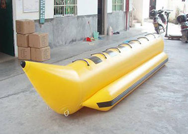 7 personen 0.9 mm-van de het geteerde zeildoekbanaan van pvc van de de Boot Opblaasbare Vlieg van de Vissenboten van het het Waterras de Sportspelen