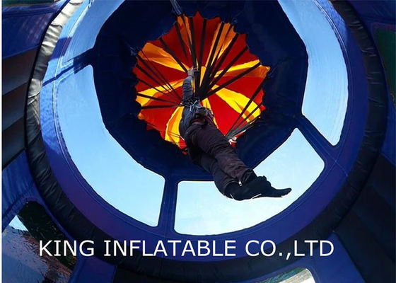 Commercieel Rocket Parachute 0.55mm Opblaasbaar het Springen Kasteel