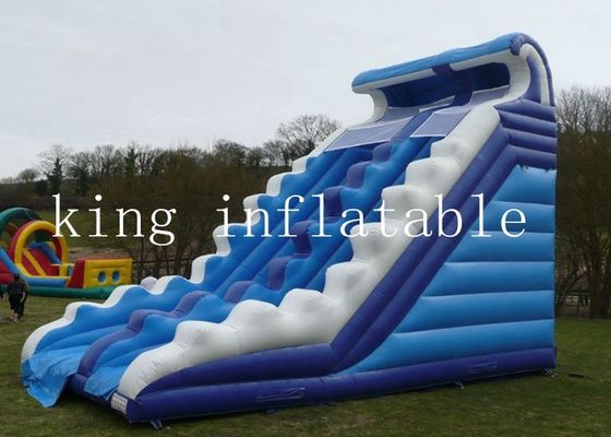 Geteerd zeildoek 0.55mm van pvc van jonge geitjesvolwassenen Opblaasbare Waterdia met Custmized-Grootte