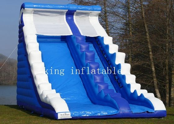 Geteerd zeildoek 0.55mm van pvc van jonge geitjesvolwassenen Opblaasbare Waterdia met Custmized-Grootte