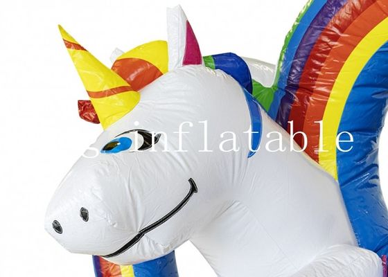 EN71 magisch Unicorn Inflatable Combo Bounce House met Dia