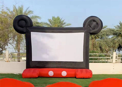 0,45 mm-Scherm van de de Huur Openlucht Opblaasbare Film van pvc het Commerciële voor Familieplezier